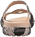 crocs Women's Meleen Twist Graphic Flat Sandal, Black/Floral, 9 M US