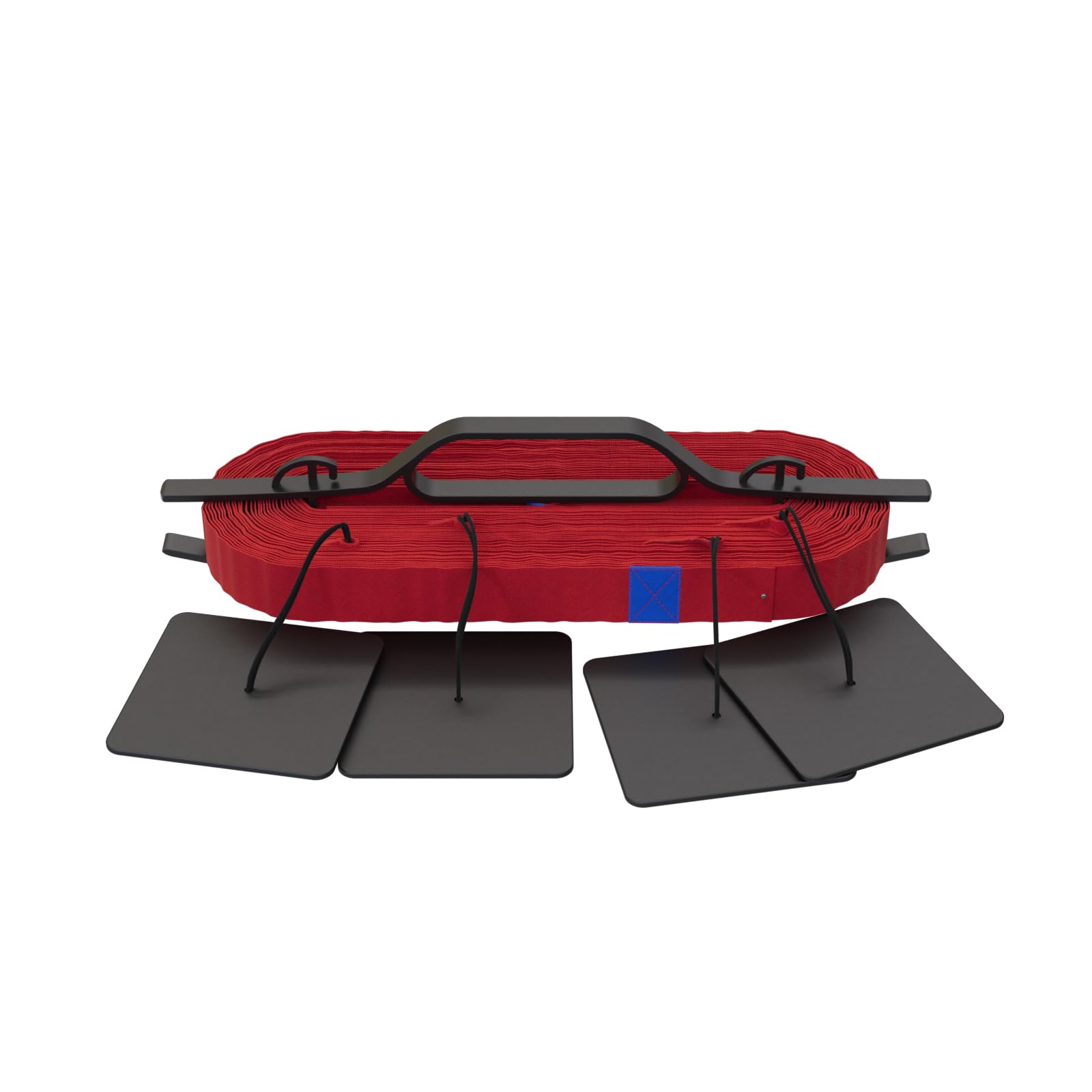 QLS Beach Volleyball Pitch Marking Lines Beach Volleyball Marking 8 x 16 m Boards (Red #E05667)