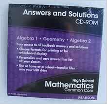 Algebra 2 Common Core Pearson Answer Key ~ wwwhjedesign