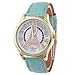 yunanwa 10 Pack Bling Rhinestone Women Dress Watches Quartz Leather Strap Eiffel Tower Wholesale