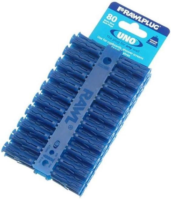 Rawlplug Uno Universal Contract Wallplug 8 mm Blue, 8 x 32 mm