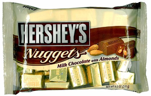 Hershey's 9.2oz nugget w/almonds (034000033805)