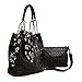 Womens Skull Print PU Leather Hobo Tote Shoulder Bag Package Handbag with Gift primary
