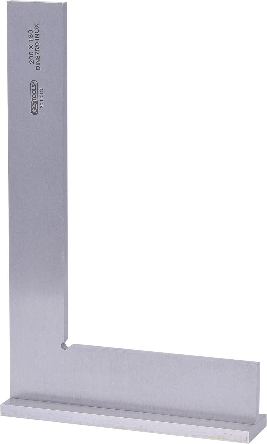 KS Tools 300.0315 Square with stock DIN 875/0, 200mm