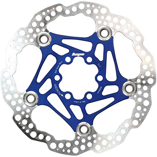 Hope Floating Disc Rotor: 180mm Blue
