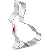 LILIAO Rabbit Cookie Cutter, 3.1 x 4.9 inch, Stainless Steel