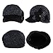 Siggi Winter Black Newsboy Cap for Women Rhinestone Cabbie Hat 8 Panel Dark NavyOne Size 16083_darknavy
