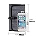 Hynes Eagle Portable Universal Electronics Accessories Cord Organizer Travel Organizer Cable Bag Grey for Women and Men