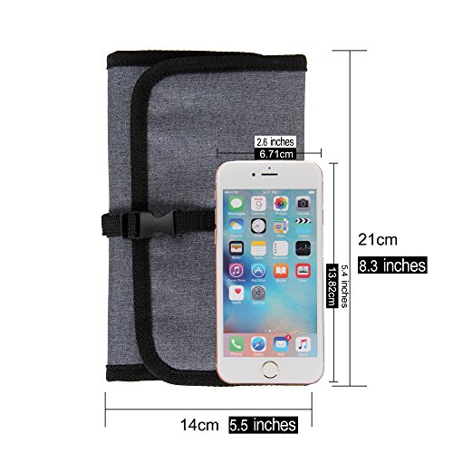 image for Hynes Eagle Portable Universal Electronics Accessories Cord Organizer 