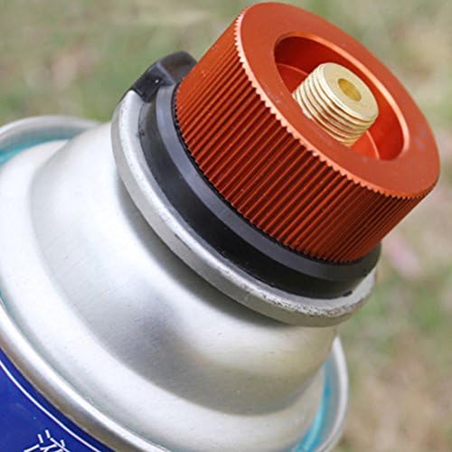 Elegant4beauty Outdoor Camping Hiking Stove Adaptor Conversion Split Type Gas Furnace Connector Cartridge Tank Adapter
