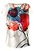 Cutiefox Women's Vintage Rose Queen Printed Batwing Crew Tee Shirts