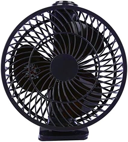 SENPAIC Clip on Fan USB Operated Desk Table Personal Fan,Quietness Adjustable Speed, Black