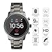 (3 Pack) Orzero for Fossil Men's Gen 4 Q Explorist HR Smartwatch Tempered Glass Screen Protector (Upgraded), 2.5D Arc Edges 9 Hardness HD Anti-Scratch Bubble-Free (Lifetime Replacement)