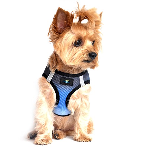 Doggie Design American River Step In Mesh Choke Free Dog Harness with Safety Reflective Strips Ombre Collection - Midnight Sky (2XL/3XL)