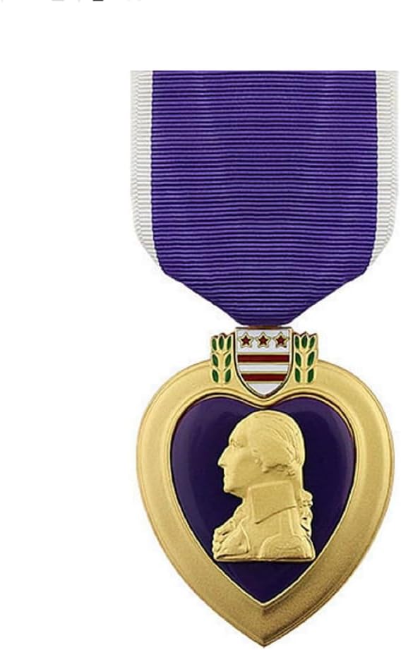Paintings - Full Size Purple Heart Medal Military Medal of Honor Purple Purple Heart Emblem