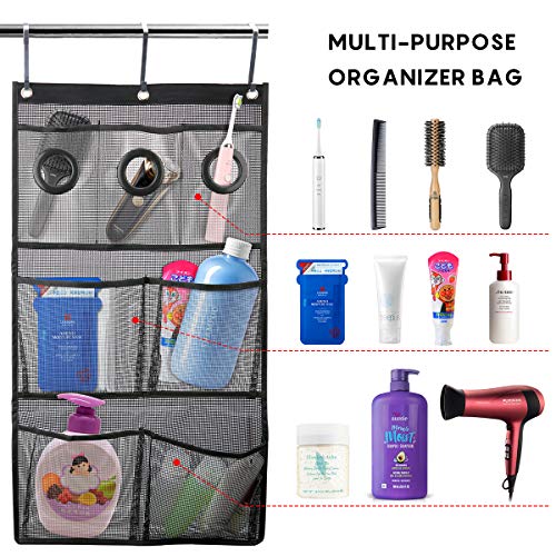 image for Foloda Quick Dry Hanging Mesh Shower Caddy Bath Organizer with 7 Pocke