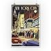 New York City, New York - Theater Scene (12x18 Collectible Art Print, Wall Decor Travel Poster)