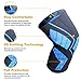 Knee Brace for Men with Kinesiology Tape Support for Arthritis, ACL, LCL, MCL, Sports Exercise, Meniscus Tear Injury Recovery, Weightlifting Anti-Slip Knee Support Sleeves (1 Pair, L)