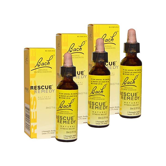 Flower Rescue Remedy Natural Stress Reliever 20 Milliliter
