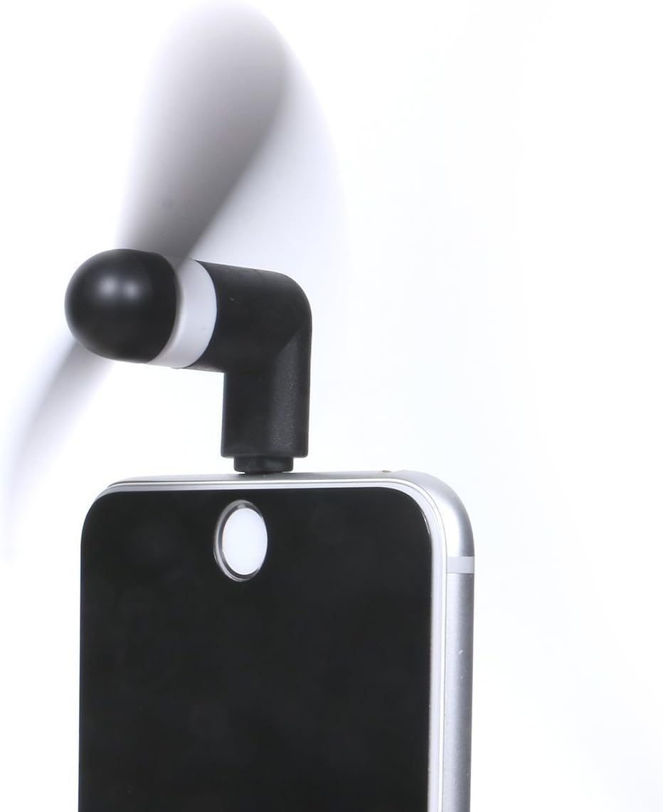 4 Pack USB Phone Fans,Mini Portable Fans for iPhone 6 iPhone 7 iPhone 8 iPhone X XS XR(for iPhone)