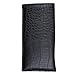 OptiPlix Slip In Glasses Case Sleeve with Pocket Clip – Compact, Lightweight Holder Protects Eyeglasses and Eyewear from Scratches and Damage - Black Crocodile Print Design