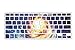 Allytech Silicone Keyboard Cover with Pattern Compatible MacBook Pro 13/15 /17 Inch (with/Without Retina Display), iMac and MacBook Air 13 Inch, Colourful Galaxy Starry