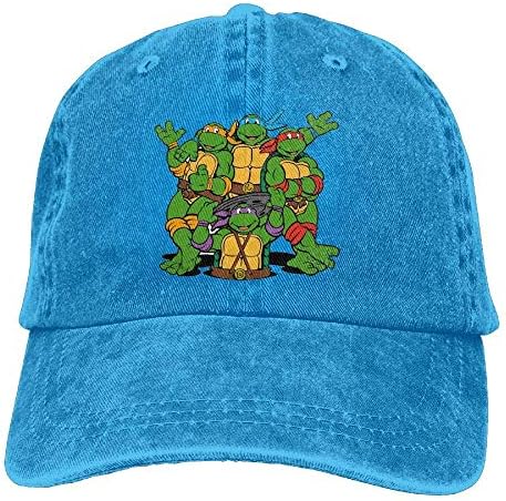 Ninja Turtle Premium Cowboy Baseball Caps Dad Hats RoyalBlue