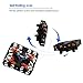 Mini RC Quadcopter Drone 2.4G 4CH 6 Axis Gyro Headless Mode Remote Control One-key Return RC Toy with LED night Lights (black)