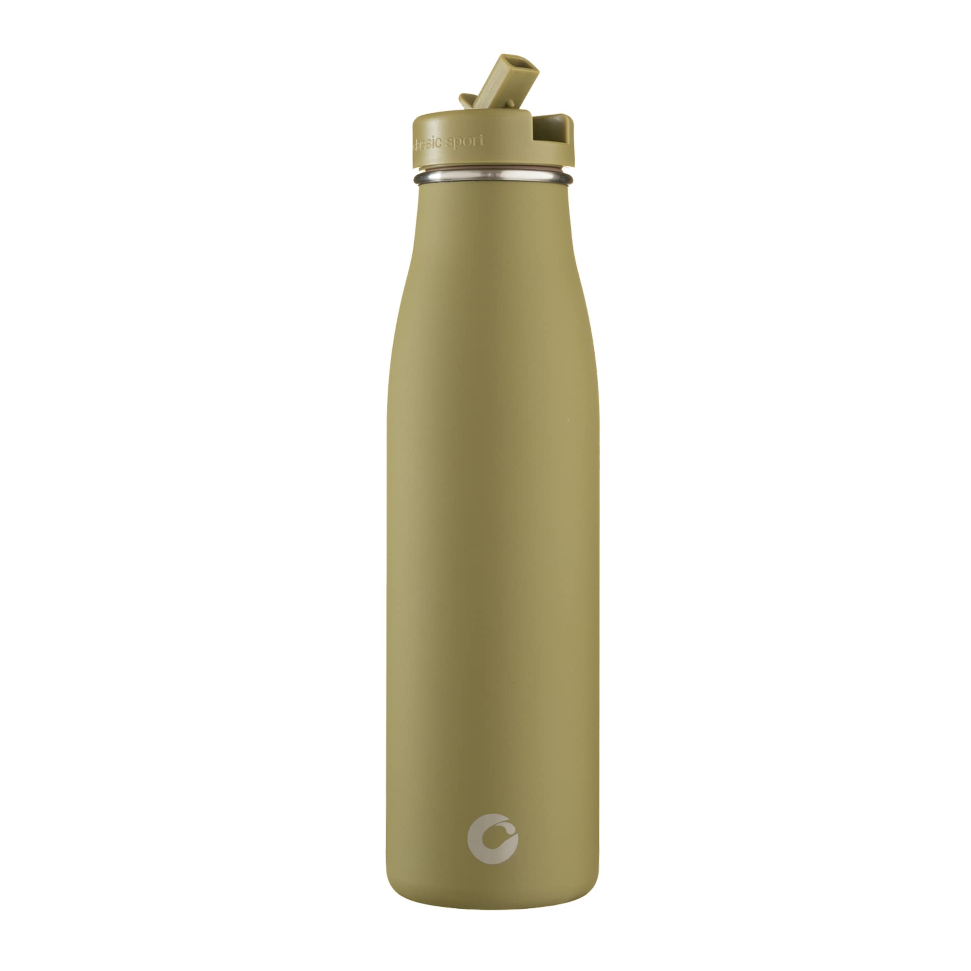 onegreenbottle One Green Bottle Evolution Stainless Steel Triple-Walled Isothermal Insulated Leakproof Water Bottle, 500ml Hot and Cold Drinks - Mangrove Skin Finish