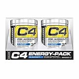 Cellucor C4 Pre Workout, Icy Blue Razz, Twin Pack (2x30 Servings)