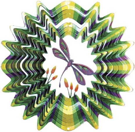 Iron Stop D170-6 Dragonfly Wind Spinner, 6.5-Inch