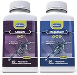 A REVOLUTION IN BONE HEALTH - 2 BOTTLES OF CALCIUM & MAGNESIUM 120 CT. - DAY AND NIGHT KIT - WITH VITAMINS D2, D3, K2, B6 AND E
