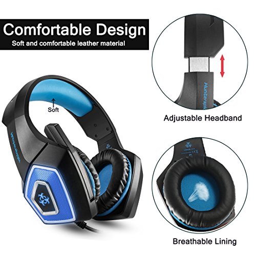 PS4-HeadsetXbox-One-HeadphonesGaming-Headset-with-LED-lightStereo-Gamer-Headphones35mm-wired-Over-ear-Noise-Isolating-Microphone-Volume-Control-for-MacHeadphones
