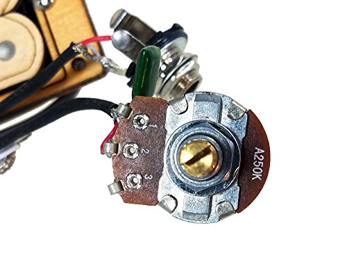 "DeltaBucker Deluxe" 3-string Maple Cigar Box Guitar Humbucker Pickup pre-wired with Volume & Tone - No Soldering Required