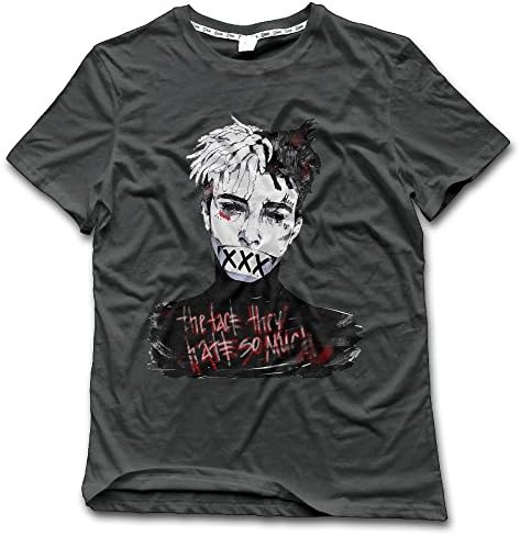 JBLTZ Xxxtentacion Digital Printing Humor T for Unisex DeepHeather Small
