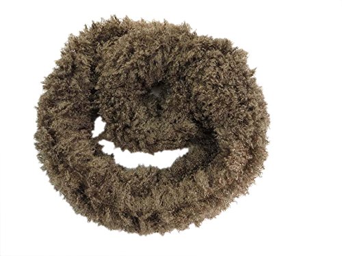 Thick warm eyelash faux fur plush winter double loop infinity scarf eternity circle neck wrap Thick warm eyelash faux fur plush winter double loop infinity scarf eternity circle neck wrap