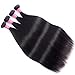 10A Brazilian Straight Hair 4 Bundles 22 24 26 28inch 100% Unprocessed Remy Human Hair Weave Extensions Mink Brazilian Hair Bundles Natural Color