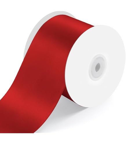 Red Satin Ribbon 3 Inch