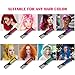 Hair Chalk, ETEREAUTY Hair Chalk Color Comb Temporary Hair Color Cream Non-toxic Washable with Shawl for Kids Party and Cosplay, Hair Chalk Pens Works on All Hair Colors (8 Colors)