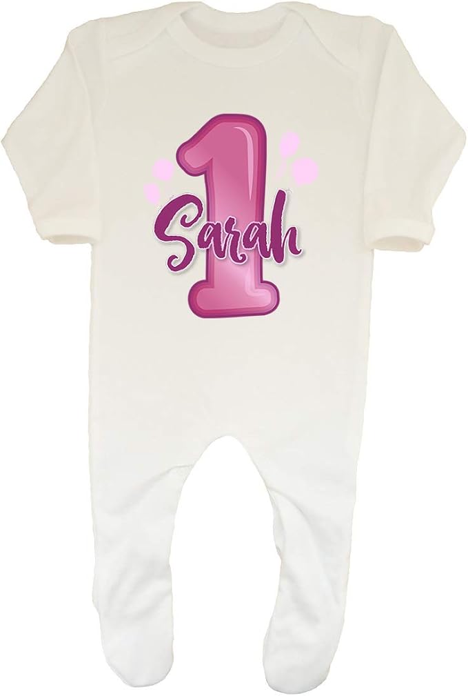 1st birthday sleepsuit