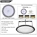 Viugreum UFO LED High Bay Light, 200W Replace 1000W HID/HPS UFO High Bay Lighting, 20000LM 6500K Daylight White IP65 Waterproof Super Bright Warehouse Lighting for Garage Factory Workshop Gym Stadium