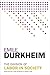 By Emile Durkheim The Division of Labor in Society [Paperback]