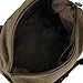 BMC Womens Rustic Brown Textured Canvas Multi Pocket Shoulder Tote Fashion Handbag