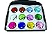 Tripact 50mm Diamond Jewel Paperweight Round Cut Box Set 12pcs