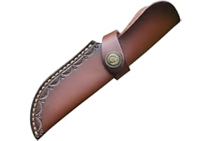 Cowhide Knife Cover Leather Knife Sheath Knife Storage Bag for Camping Fishing and Outdoor Activities Knife Protection