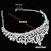 2 Pack Tiara for Girls Tiara Princess Crown Girls Rhinestones Crystal Wedding Bridal Crown Tiara 2 Pack with Comb Women Princess Crown Headband (Style 1)