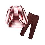Mud Kingdom Children Girls Zipper Dress Legging Sets Kids Clothes