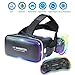 3D VR Glasses VR Virtual Reality for 3D Games Movies& Lightweight with &Adjustable Pupil and Object Distance for Apple iPhone More Smartphones