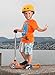 Micro Kickboard - Mini Original - Three Wheeled, Lean-to-Steer Swiss-Designed Micro Scooter for Toddlers & Children with Non-Marking Wheels for Ages 2-5 (Orange)