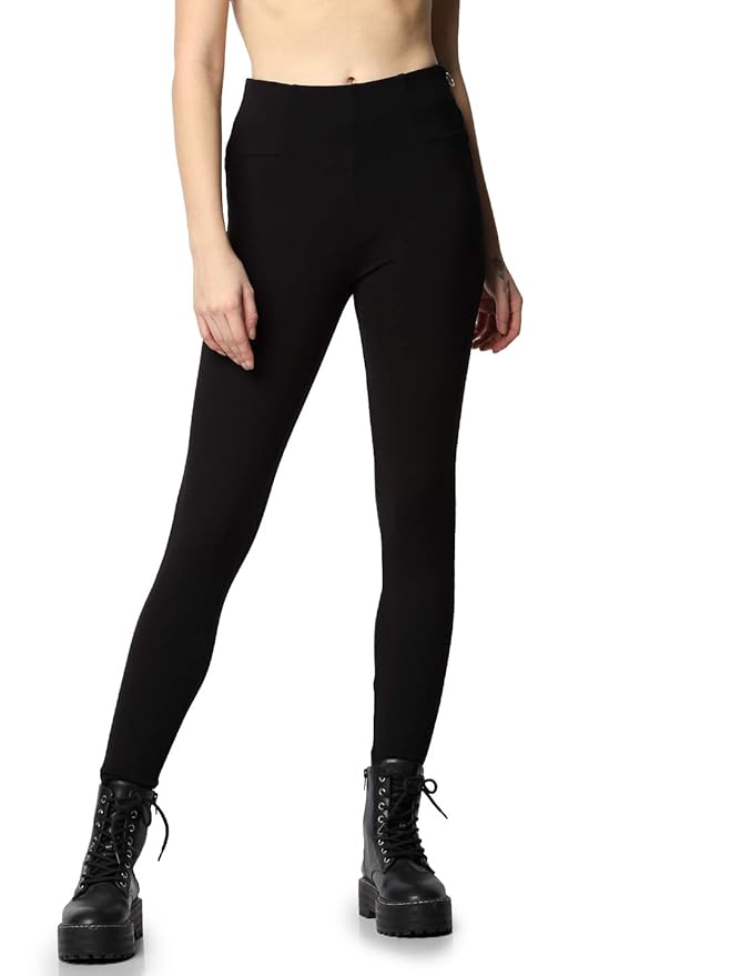 Buy ONLY Women's Flat Front Leggings at Amazon.in
